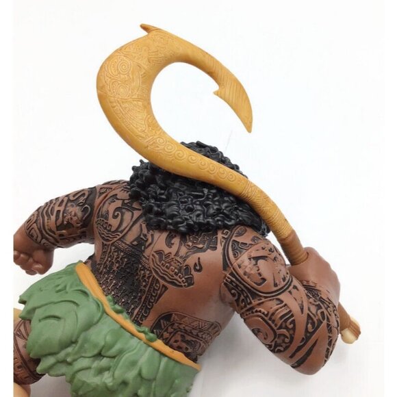 Disney 9 MOANA Figurine Lot Maui Hawk Tamatoa Te Ka Hei Hei Pua Sister Figures - Picture 9 of 14